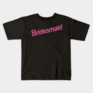 Bridesmaid Barbie logo Kids T-Shirt